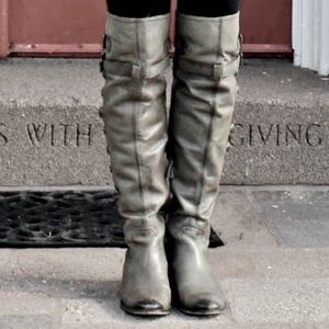 Sam Edelman Over the Knee Pierce Boot Olive 10